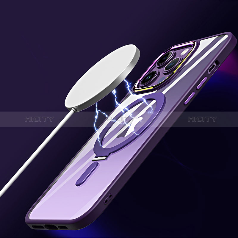 Funda Silicona Ultrafina Transparente con Mag-Safe Magnetic SD1 para Apple iPhone 14 Pro
