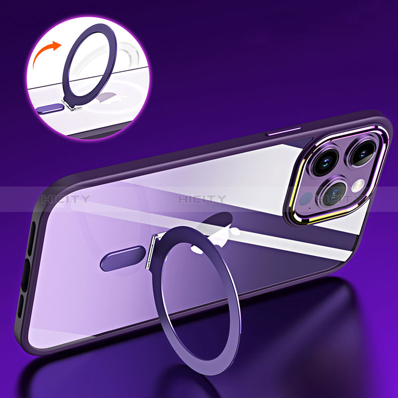 Funda Silicona Ultrafina Transparente con Mag-Safe Magnetic SD1 para Apple iPhone 14 Pro Max