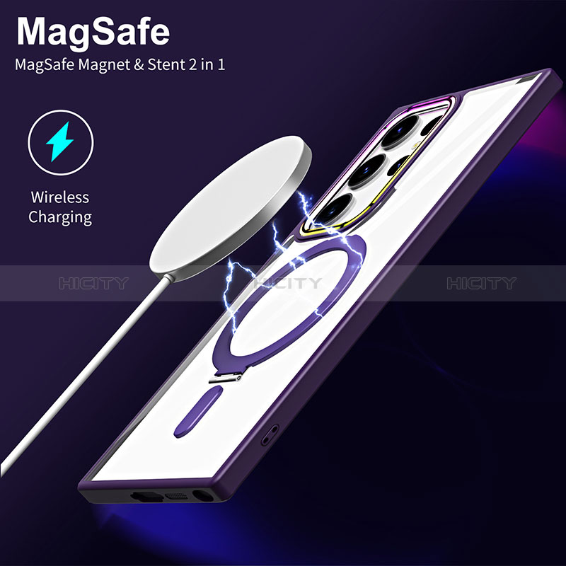 Funda Silicona Ultrafina Transparente con Mag-Safe Magnetic SD1 para Samsung Galaxy S21 Ultra 5G