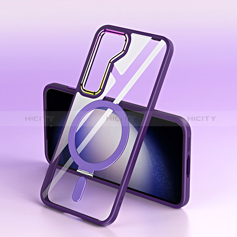 Funda Silicona Ultrafina Transparente con Mag-Safe Magnetic SD1 para Samsung Galaxy S22 Plus 5G