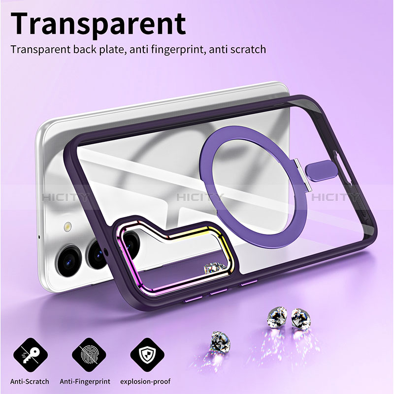 Funda Silicona Ultrafina Transparente con Mag-Safe Magnetic SD1 para Samsung Galaxy S23 Plus 5G