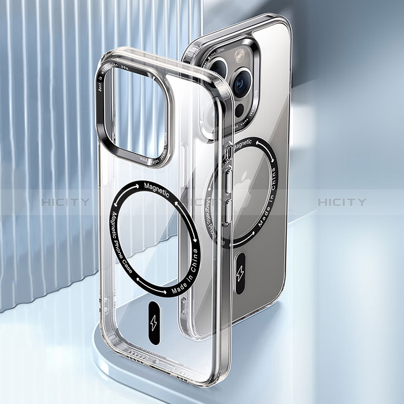 Funda Silicona Ultrafina Transparente con Mag-Safe Magnetic TB1 para Apple iPhone 13
