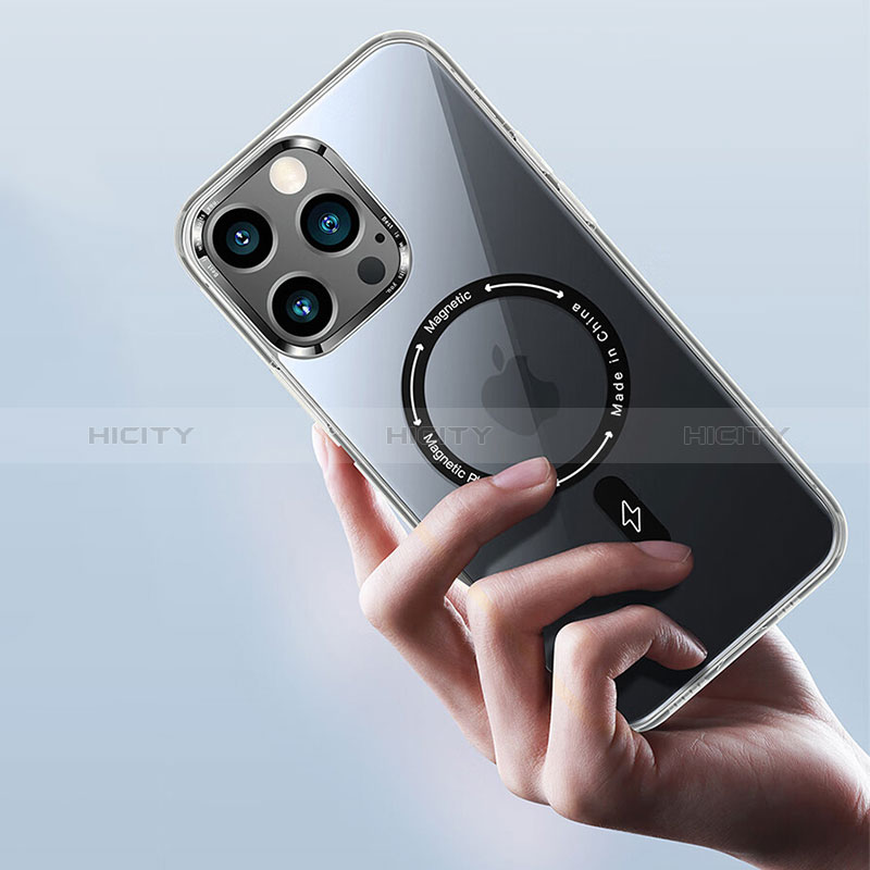 Funda Silicona Ultrafina Transparente con Mag-Safe Magnetic TB1 para Apple iPhone 13