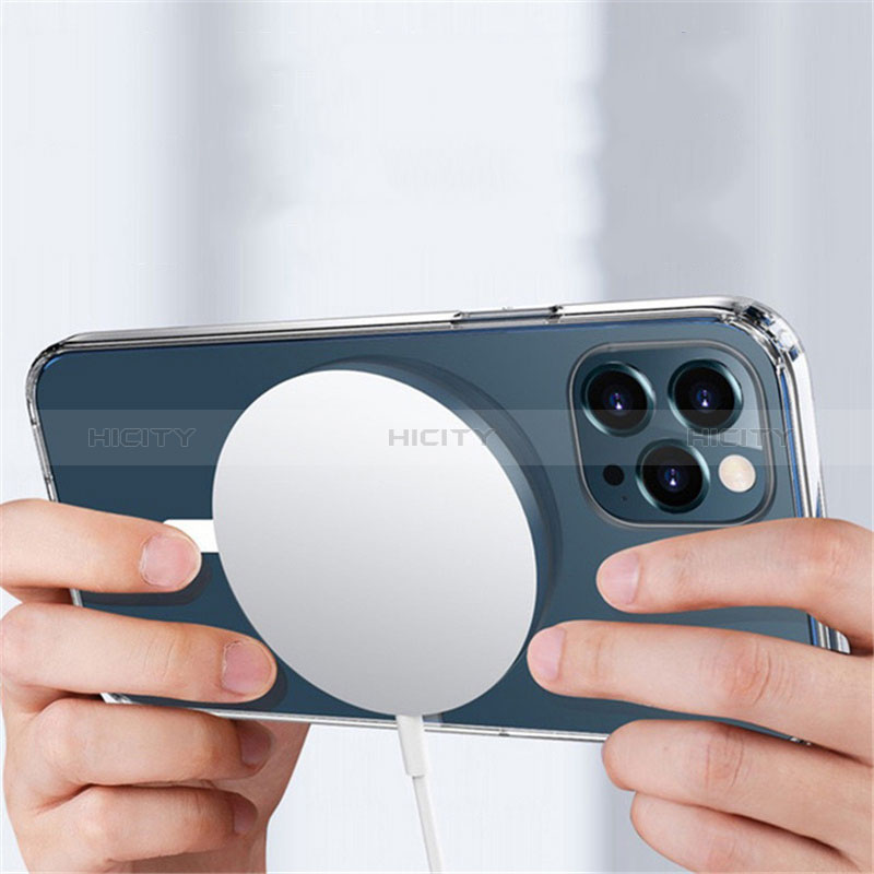 Funda Silicona Ultrafina Transparente con Mag-Safe Magnetic XD3 para Apple iPhone 14 Pro Max Claro