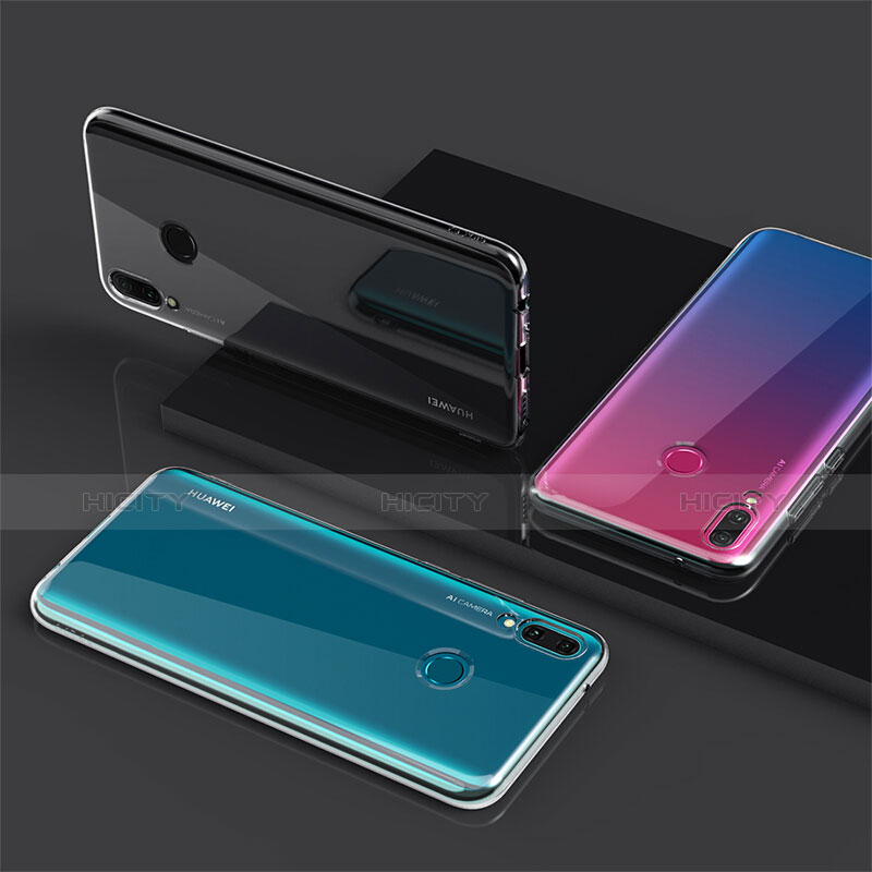 Funda Silicona Ultrafina Transparente con Protector de Pantalla para Huawei Enjoy 9 Plus Claro