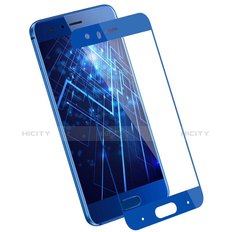 Funda Silicona Ultrafina Transparente con Protector de Pantalla para Huawei Honor 9 Azul