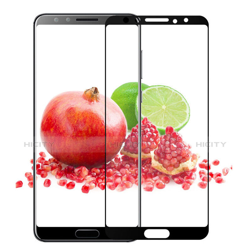 Funda Silicona Ultrafina Transparente con Protector de Pantalla para Huawei Nova 2S Negro