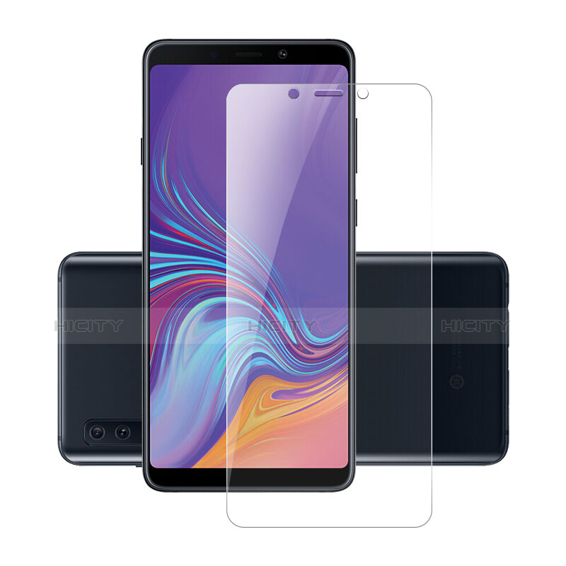 Funda Silicona Ultrafina Transparente con Protector de Pantalla para Samsung Galaxy A9s Claro