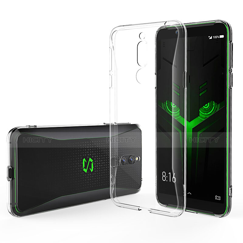 Funda Silicona Ultrafina Transparente con Protector de Pantalla para Xiaomi Black Shark Helo Claro