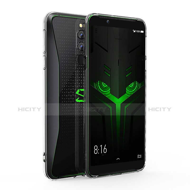 Funda Silicona Ultrafina Transparente con Protector de Pantalla para Xiaomi Black Shark Helo Claro