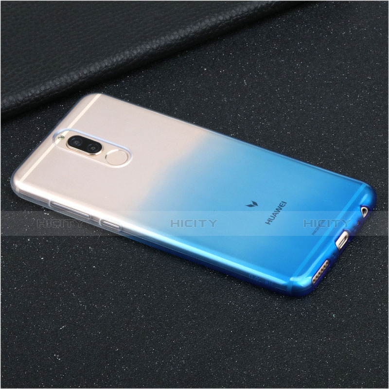 Funda Silicona Ultrafina Transparente Gradiente G01 para Huawei Nova 2i Azul