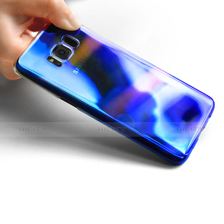 Funda Silicona Ultrafina Transparente Gradiente para Samsung Galaxy S8 Multicolor