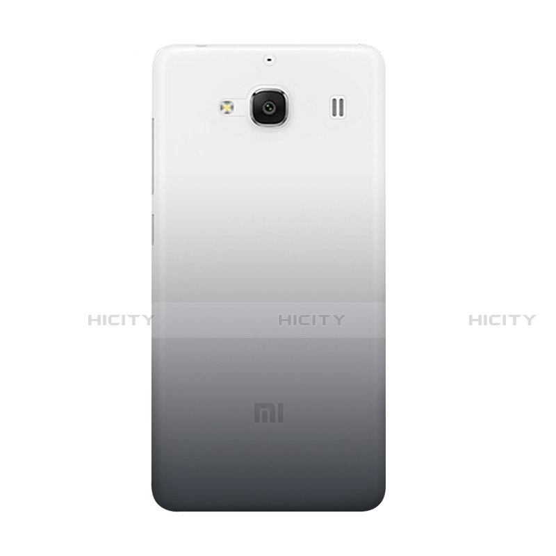 Funda Silicona Ultrafina Transparente Gradiente para Xiaomi Redmi 2 Gris