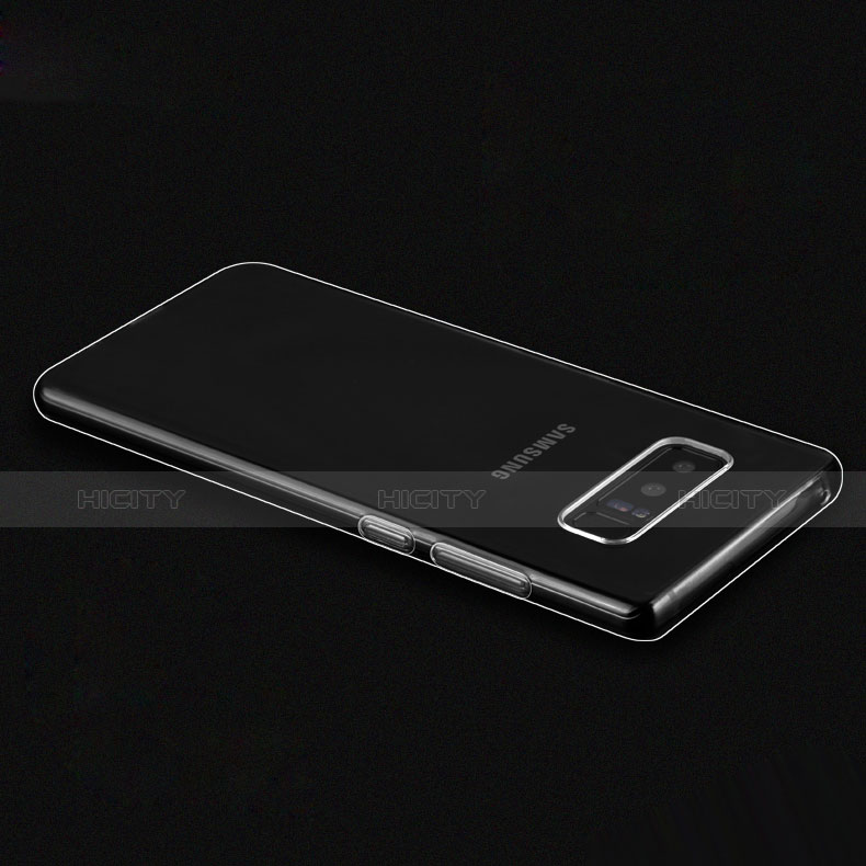 Funda Silicona Ultrafina Transparente H03 para Samsung Galaxy Note 8 Duos N950F Claro