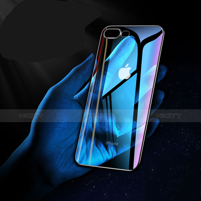 Funda Silicona Ultrafina Transparente HC01 para Apple iPhone 8 Plus Negro