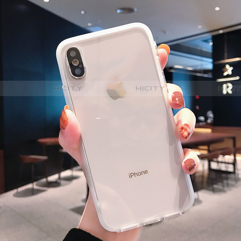 Funda Silicona Ultrafina Transparente K01 para Apple iPhone Xs Claro