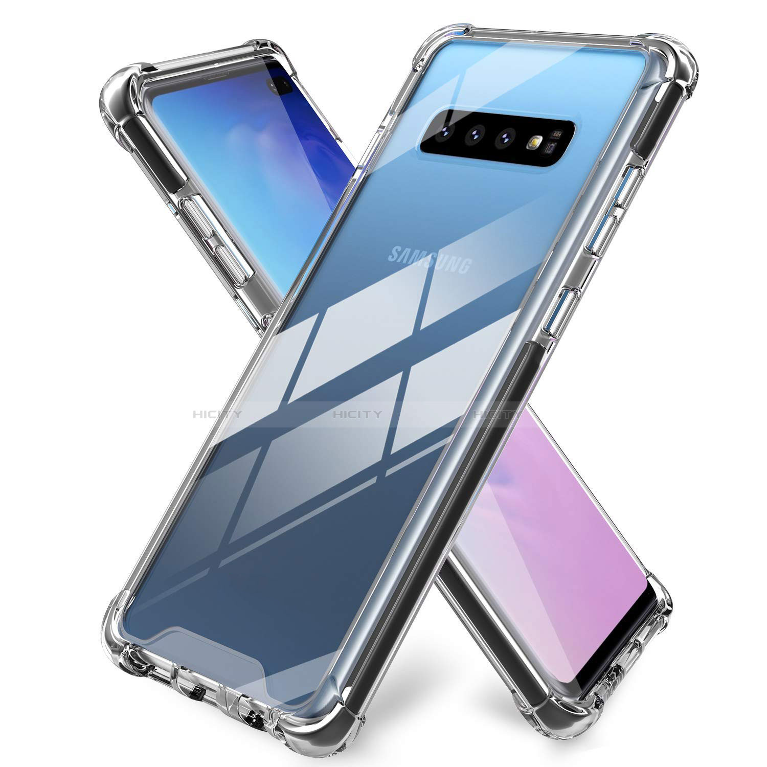 Funda Silicona Ultrafina Transparente K01 para Samsung Galaxy S10 Plus Claro