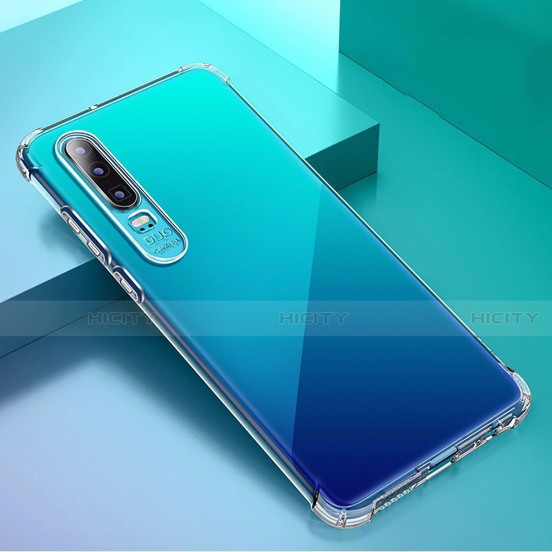 Funda Silicona Ultrafina Transparente K03 para Huawei P30 Claro