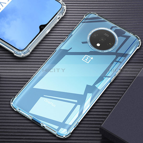 Funda Silicona Ultrafina Transparente K04 para OnePlus 7T Claro