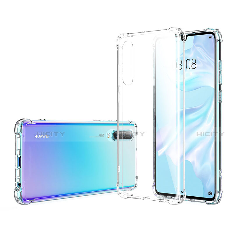 Funda Silicona Ultrafina Transparente K06 para Huawei P30 Claro