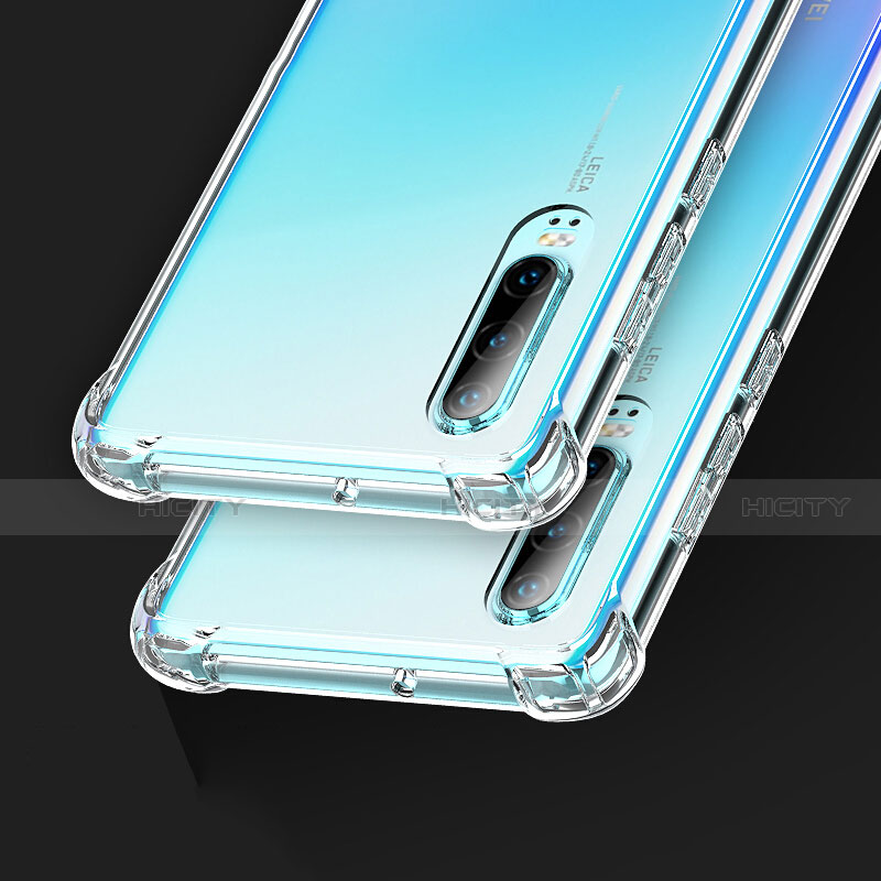 Funda Silicona Ultrafina Transparente K06 para Huawei P30 Claro