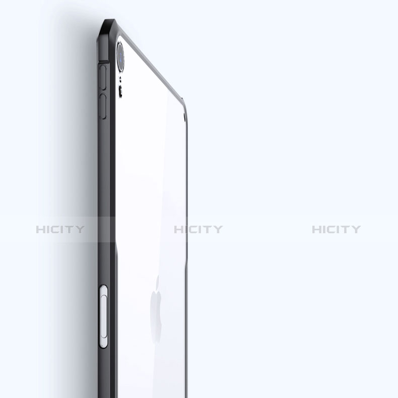 Funda Silicona Ultrafina Transparente para Apple iPad Pro 12.9 (2018) Negro