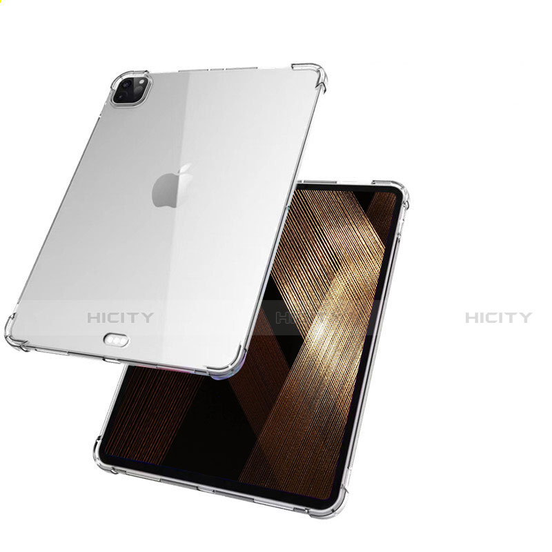 Funda Silicona Ultrafina Transparente para Apple iPad Pro 12.9 (2020) Claro