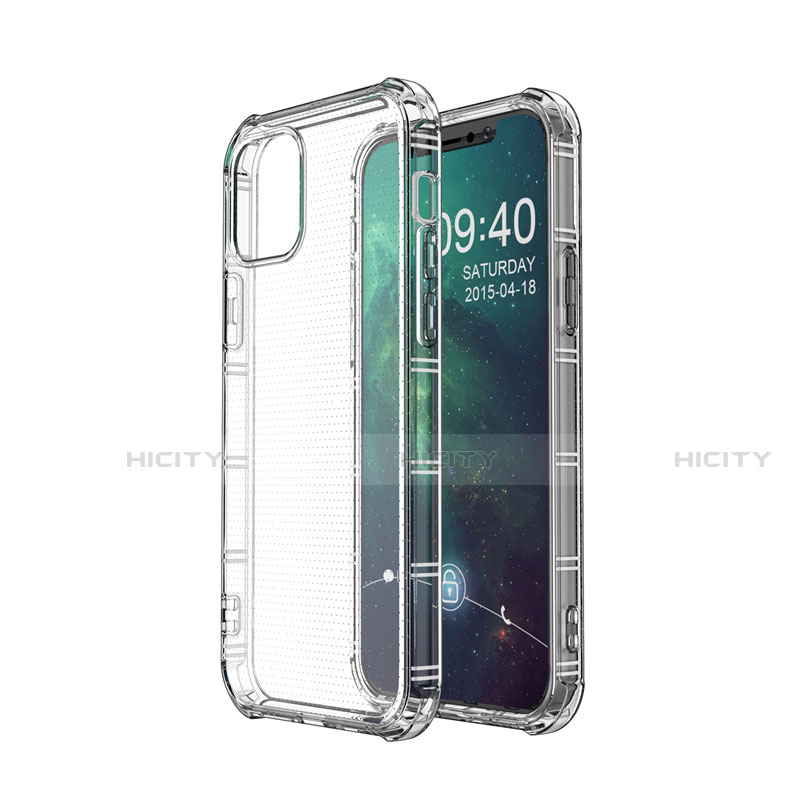 Funda Silicona Ultrafina Transparente para Apple iPhone 12 Claro