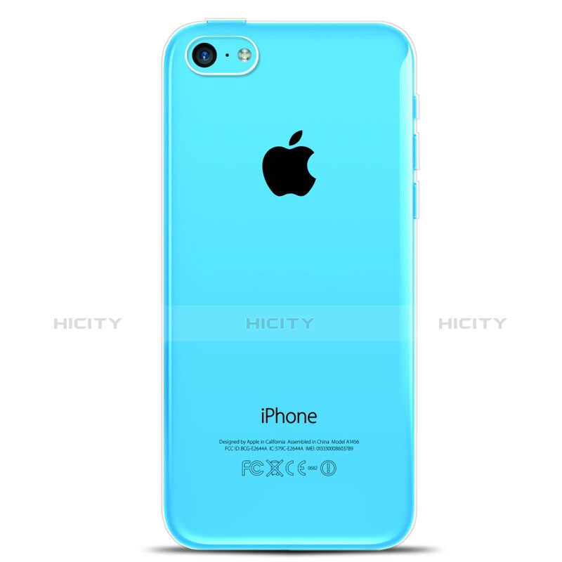 Funda Silicona Ultrafina Transparente para Apple iPhone 5C Claro