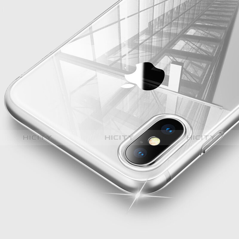 Funda Silicona Ultrafina Transparente para Apple iPhone X Claro