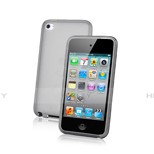 Funda Silicona Ultrafina Transparente para Apple iPod Touch 4 Verde