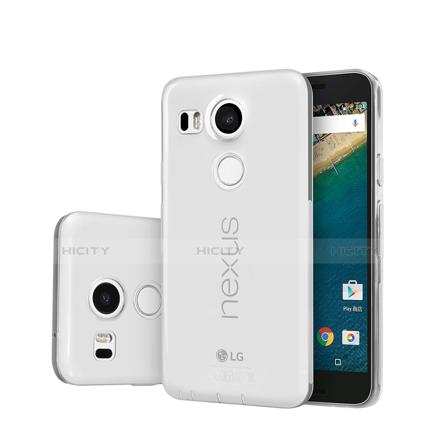 Funda Silicona Ultrafina Transparente para Google Nexus 5X Claro