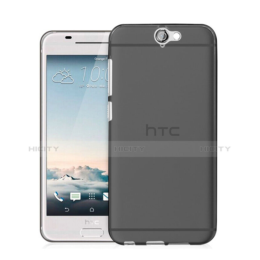 Funda Silicona Ultrafina Transparente para HTC One A9 Gris