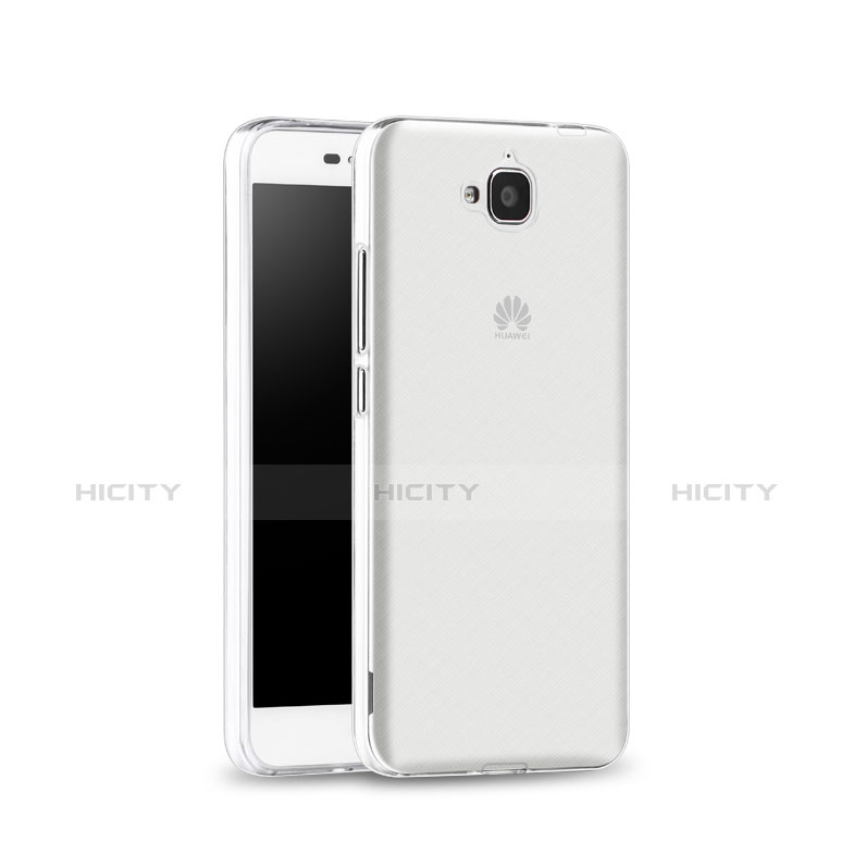 Funda Silicona Ultrafina Transparente para Huawei Enjoy 5 Blanco