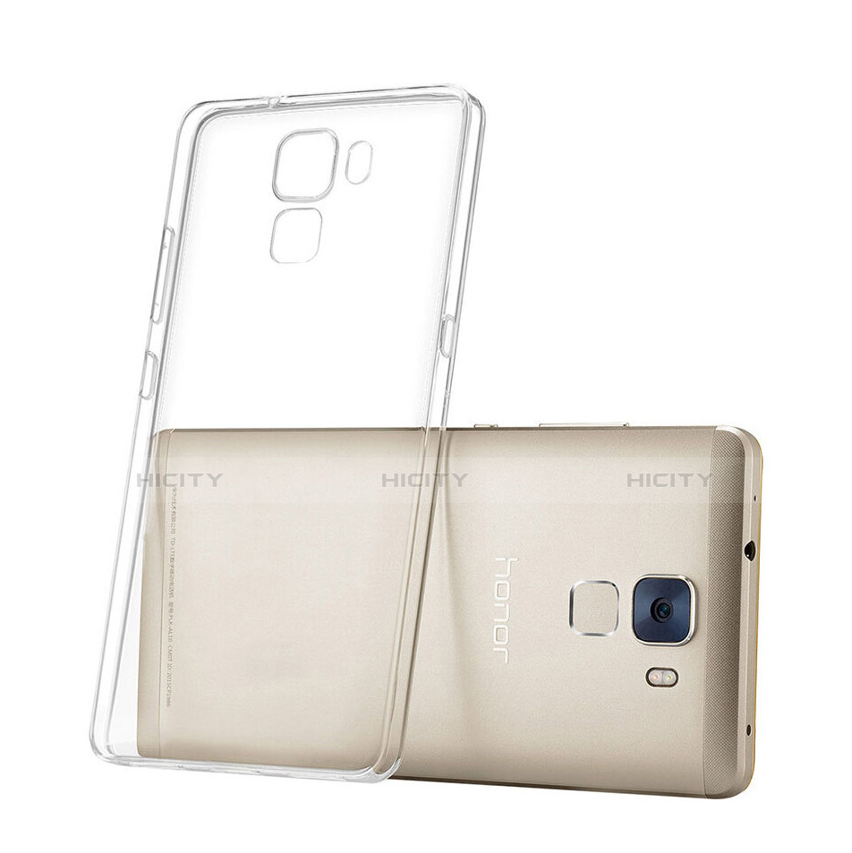 Funda Silicona Ultrafina Transparente para Huawei Honor 7 Dual SIM Claro