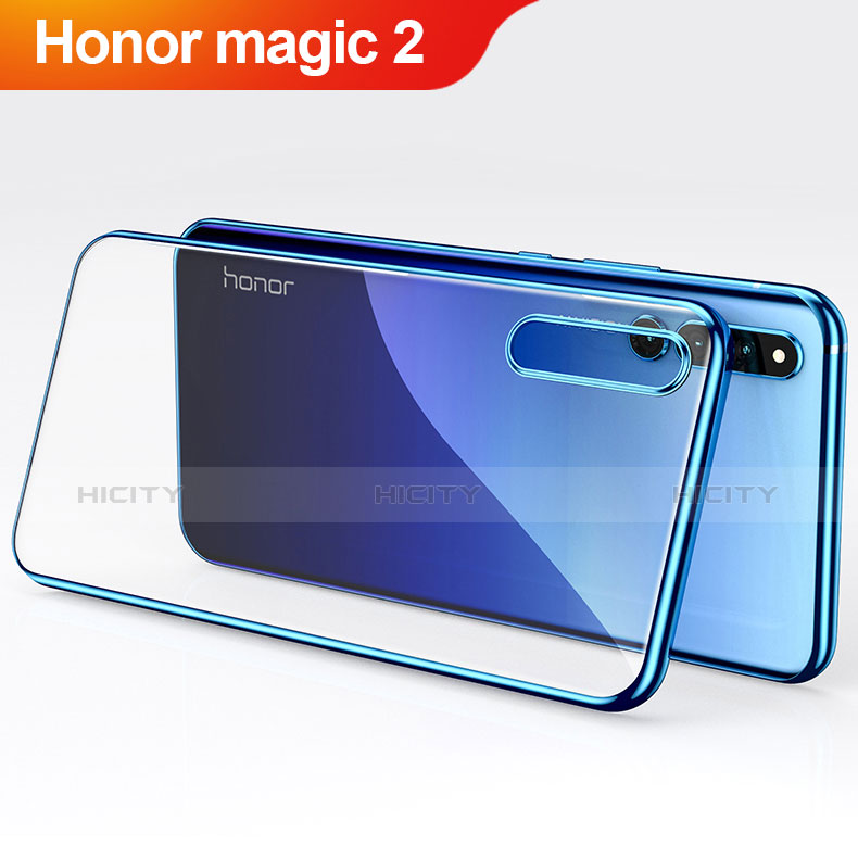 Funda Silicona Ultrafina Transparente para Huawei Honor Magic 2 Azul