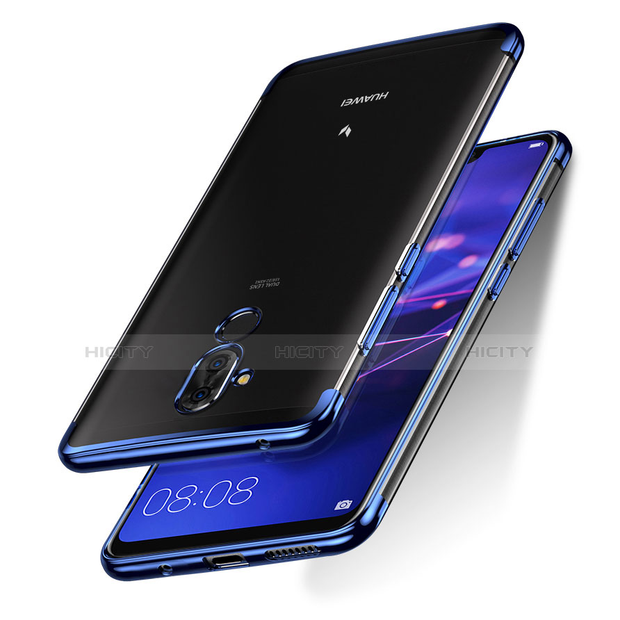 Funda Silicona Ultrafina Transparente para Huawei Maimang 7 Azul