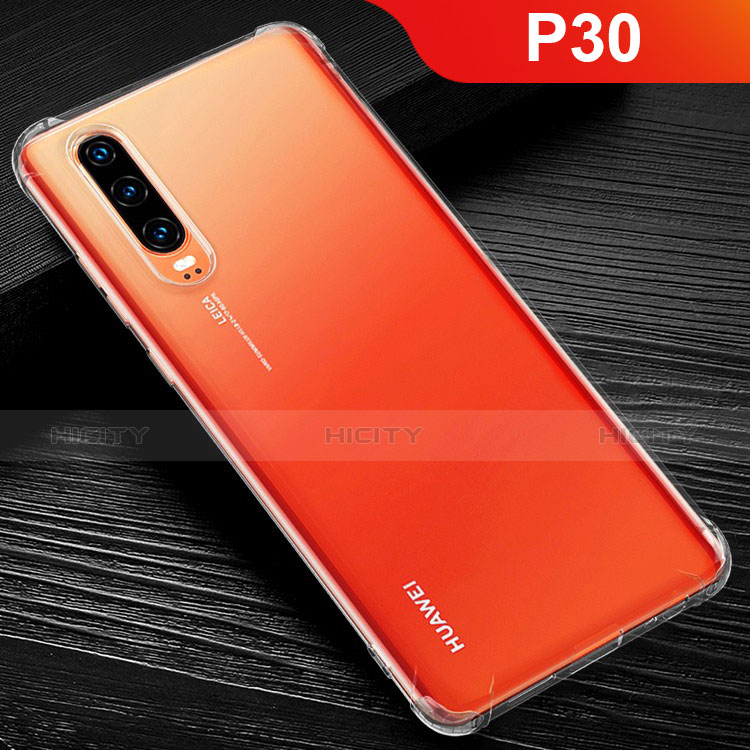 Funda Silicona Ultrafina Transparente para Huawei P30 Claro