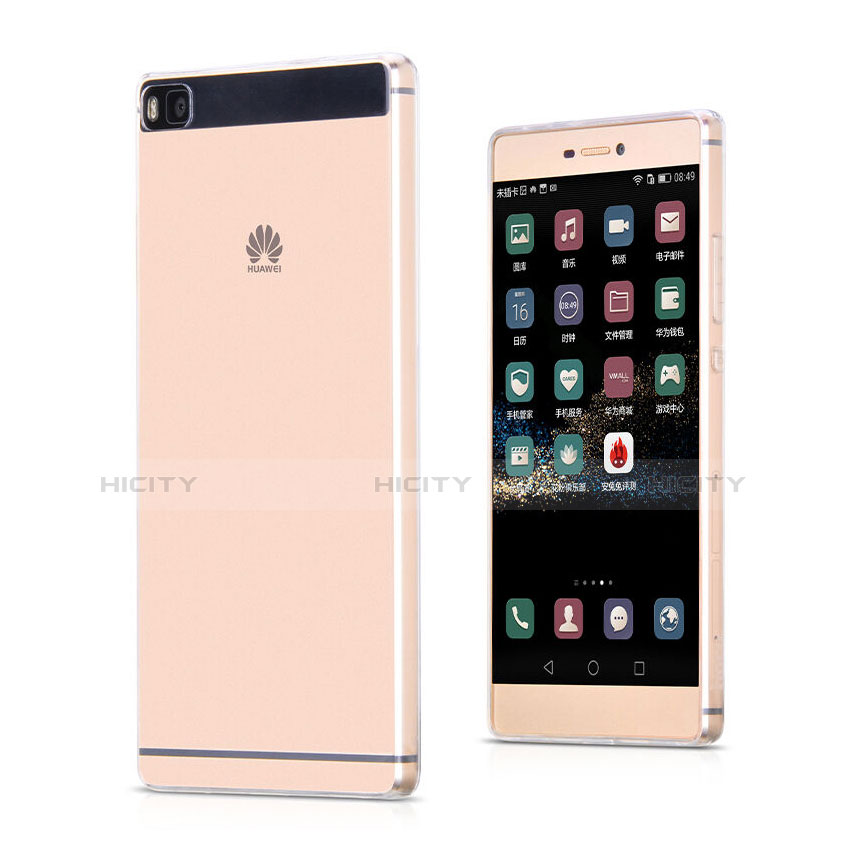 Funda Silicona Ultrafina Transparente para Huawei P8 Claro