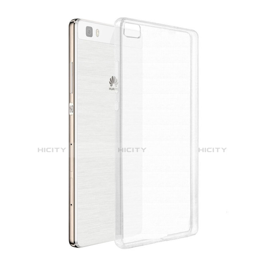 Funda Silicona Ultrafina Transparente para Huawei P8 Lite Claro