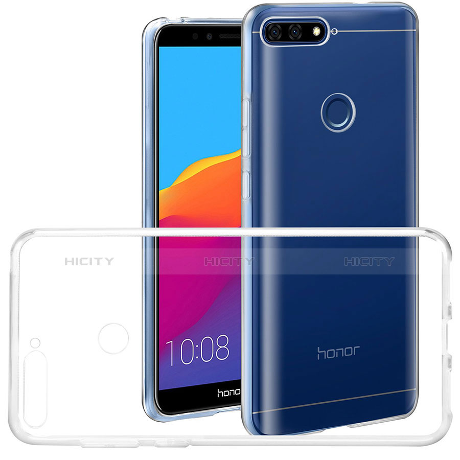 Funda Silicona Ultrafina Transparente para Huawei Y6 (2018) Claro