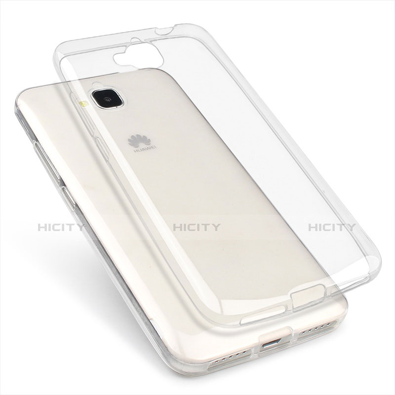 Funda Silicona Ultrafina Transparente para Huawei Y6 Pro Claro