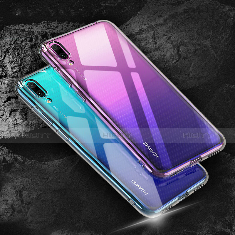 Funda Silicona Ultrafina Transparente para Huawei Y7 Pro (2019) Claro