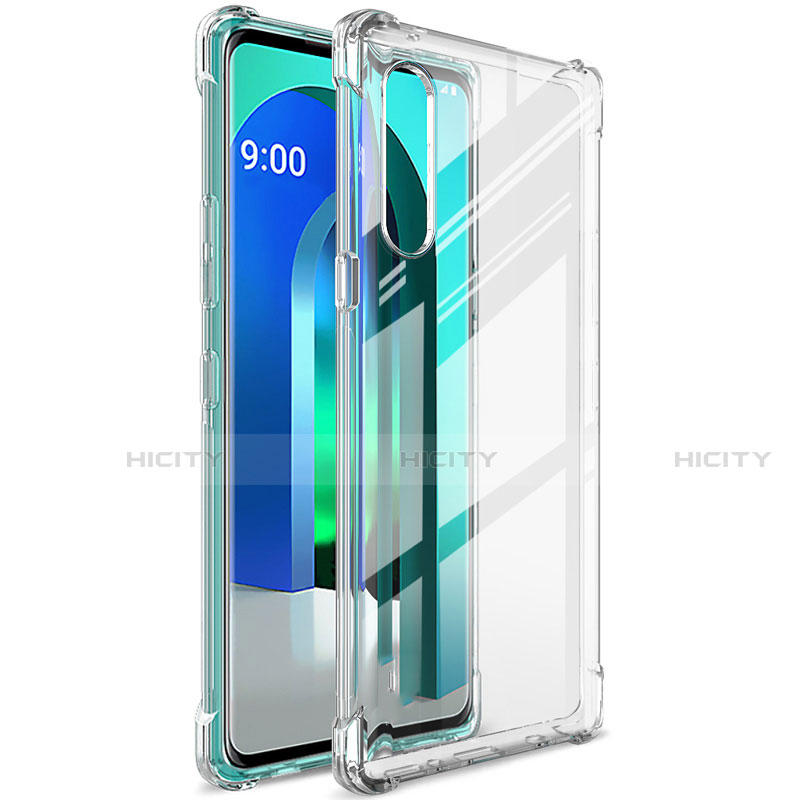 Funda Silicona Ultrafina Transparente para LG Velvet 4G Claro