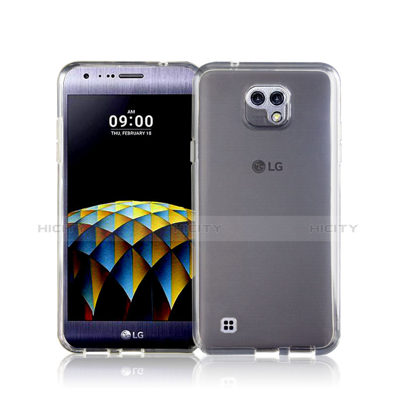 Funda Silicona Ultrafina Transparente para LG X Cam Blanco