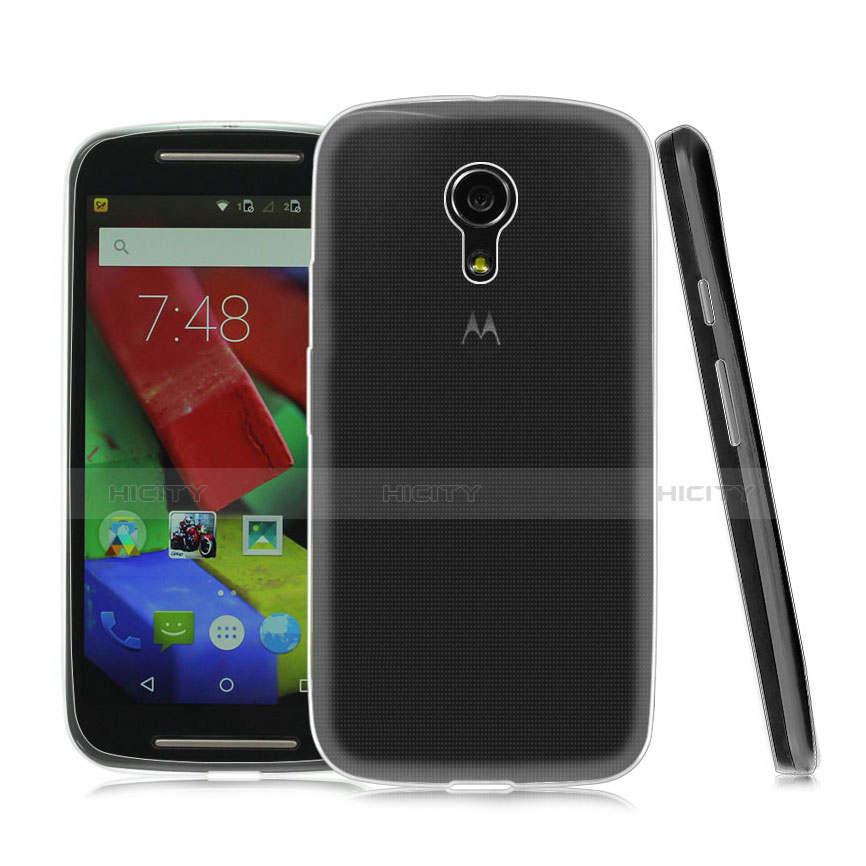 Funda Silicona Ultrafina Transparente para Motorola Moto G (2nd Gen) Claro