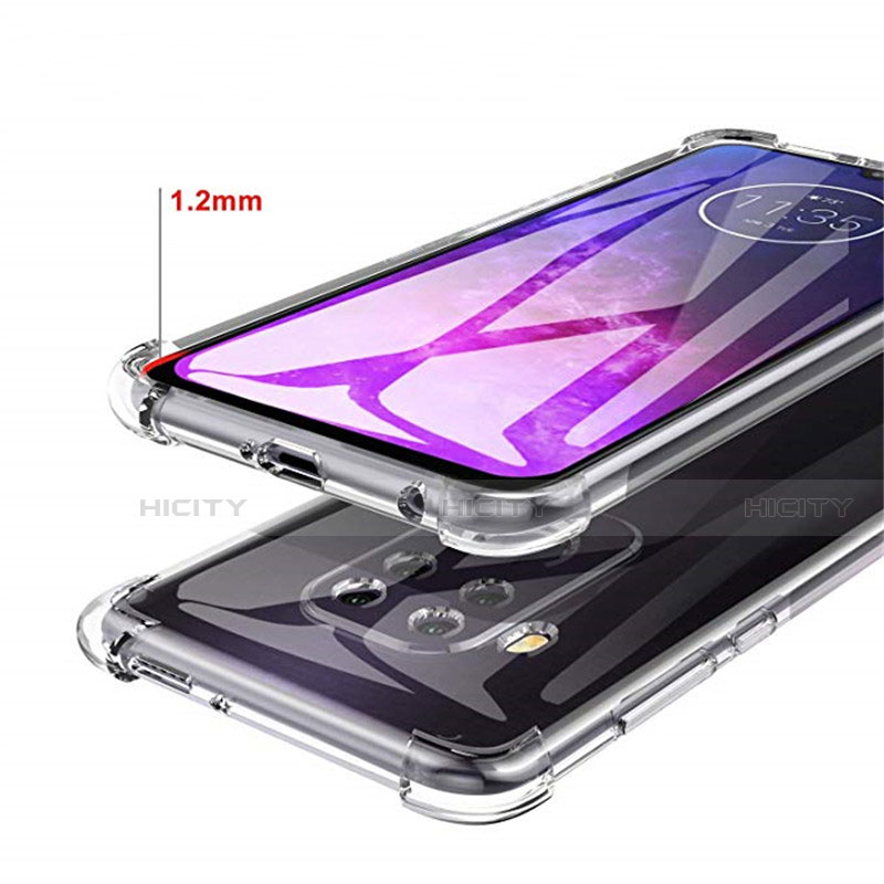 Funda Silicona Ultrafina Transparente para Motorola Moto One Zoom Claro