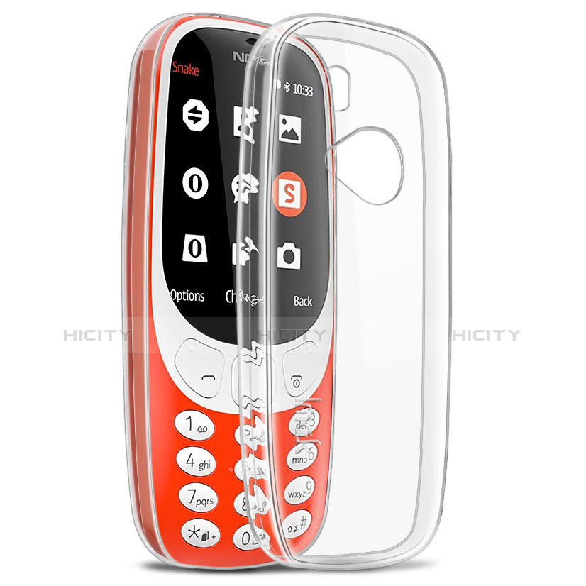 Funda Silicona Ultrafina Transparente para Nokia 3310 (2017) Claro