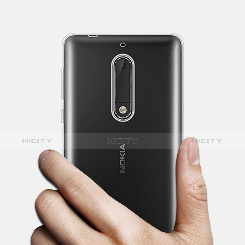 Funda Silicona Ultrafina Transparente para Nokia 5 Claro