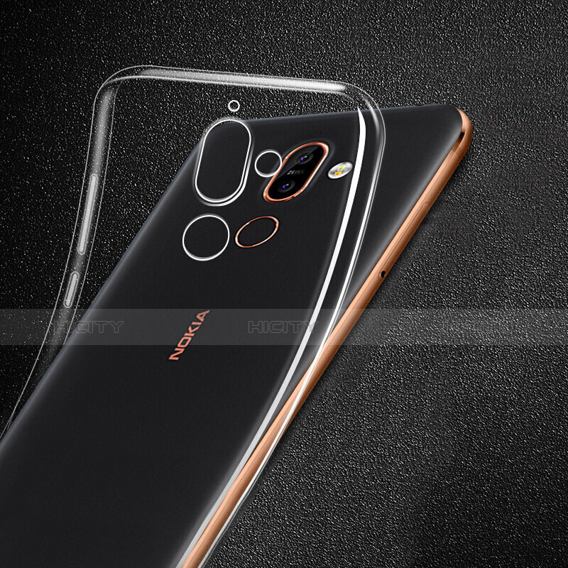 Funda Silicona Ultrafina Transparente para Nokia 7 Plus Claro